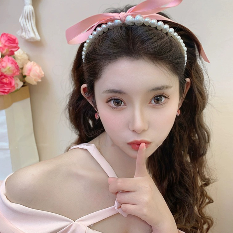 Women's Cute Sweet Bow Knot Plastic Handmade Hair Band display picture 4