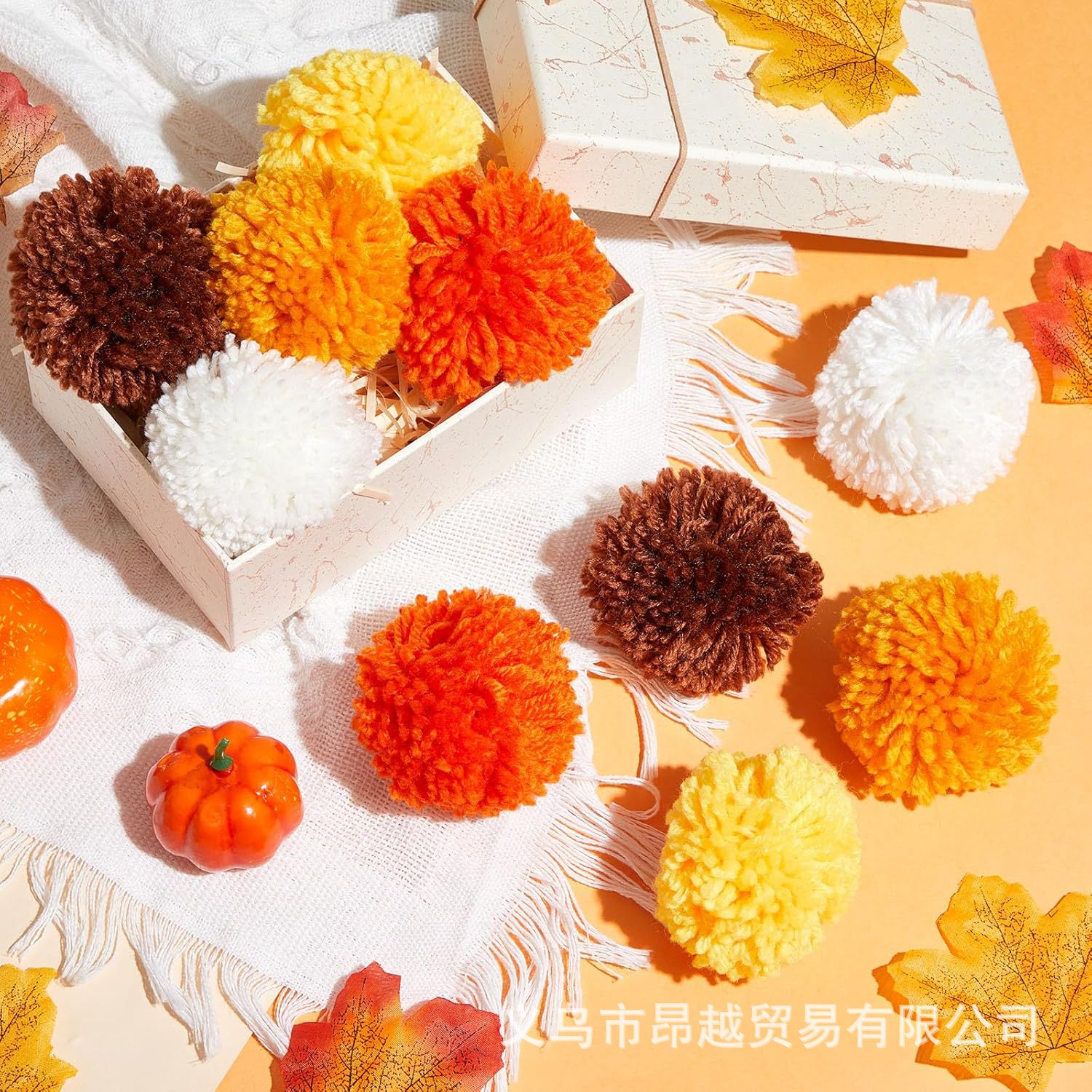 6.5CM毛线球帽子围巾服装辅料配件粗毛线球包包挂件毛球现货供应