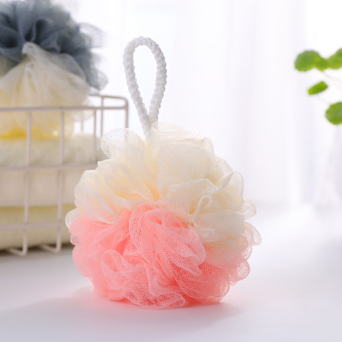 The same Japanese-style large bath flower, large bath ball, simple color matching bath flower ball, Internet celebrity bath ball, bath ball