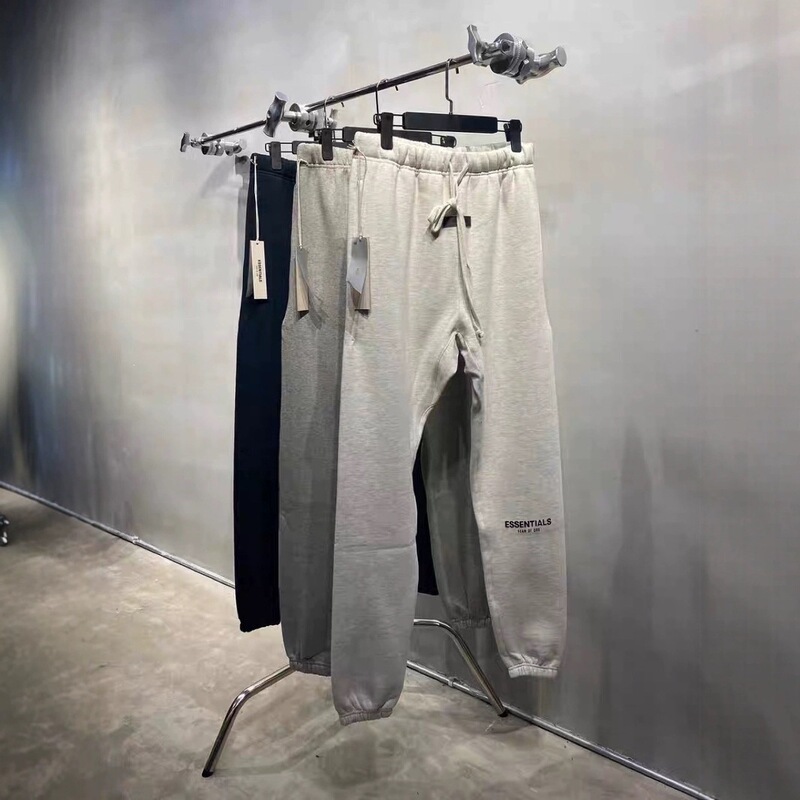 New Ss22-Essentials Small Logo Silicone Print Sweatpants, Comfortable and Loose-Fitting Jogger Pants