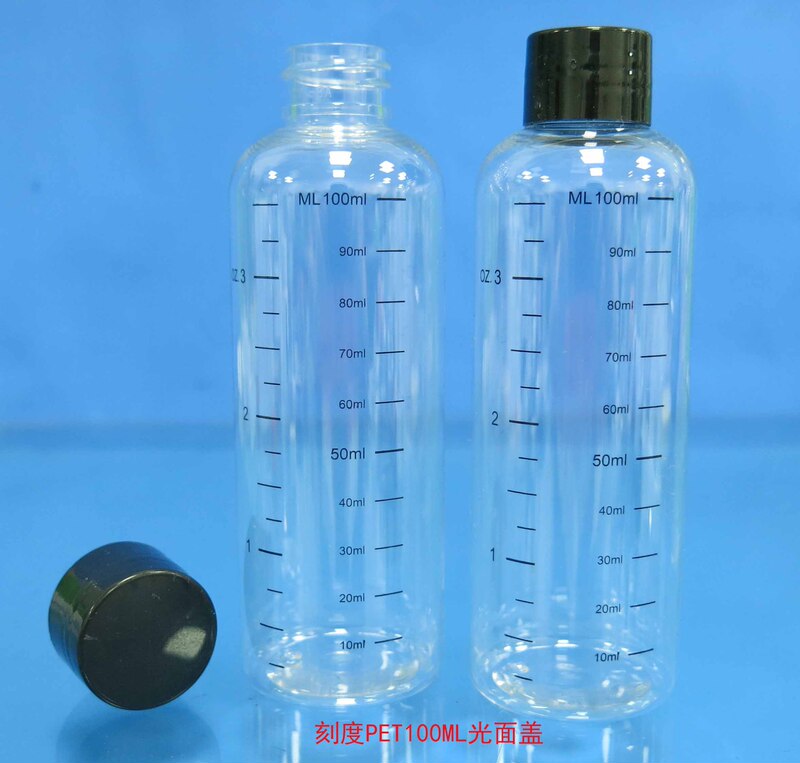 現物目盛瓶100ml押出尖口蓋紋刺繍色料色哺乳瓶模型着色塗装塗装分注瓶|undefined