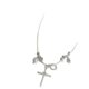 Casual Pearl Bow Necklace Design for Women, Summer Design, High-End Fashion, Versatile Clavicle Chain Necklace