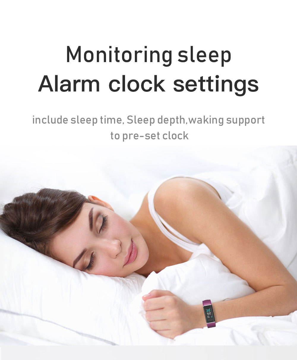 Title 14, Braccialetto CT6 Smart Motion Meter Step Scherm...