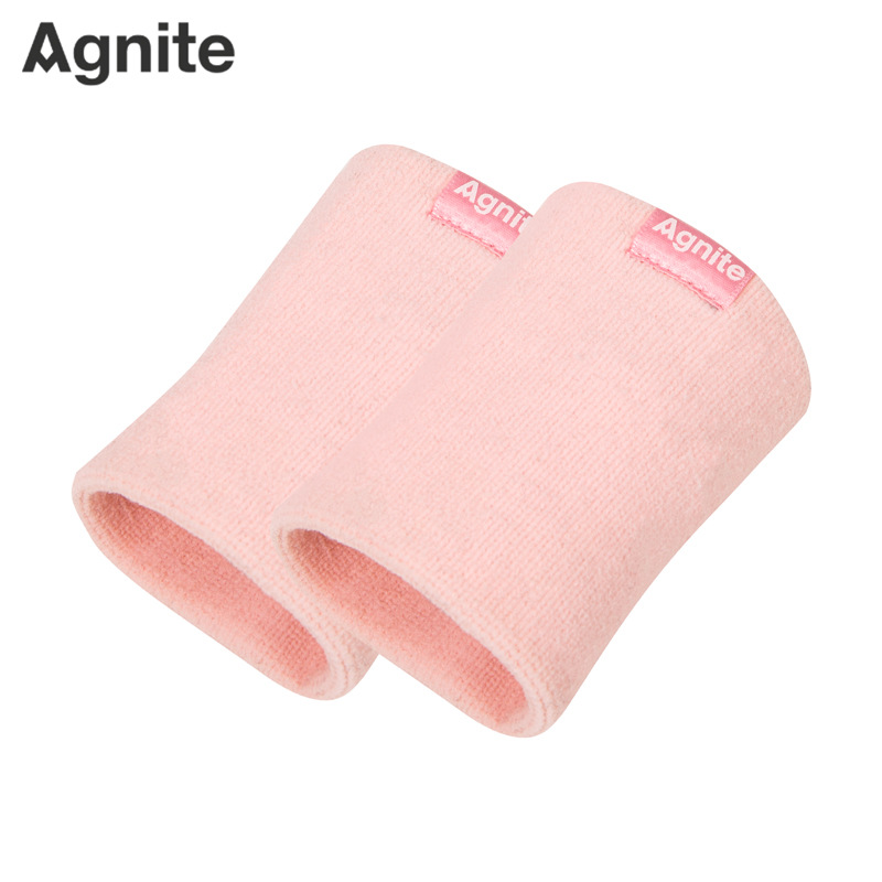 Angnet Fl102 Sports Towel Wristband [Pink Blue Gray] (2 Pieces/Set)