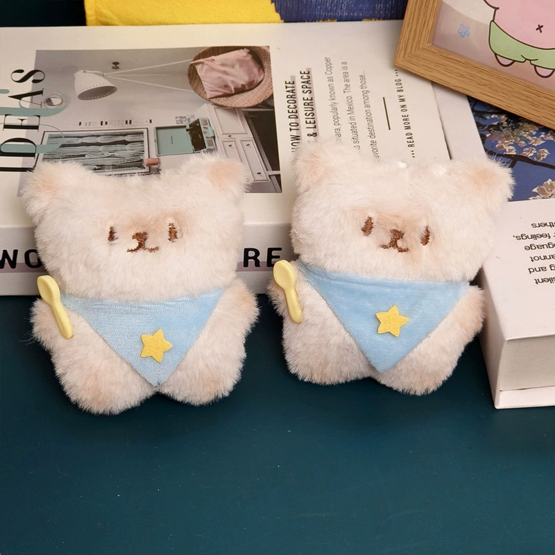 [Строго отобранный] Подвеска «Писклявый медведь», милый котенок, шарф, кукла, мягкая сумка, аксессуары, подарок