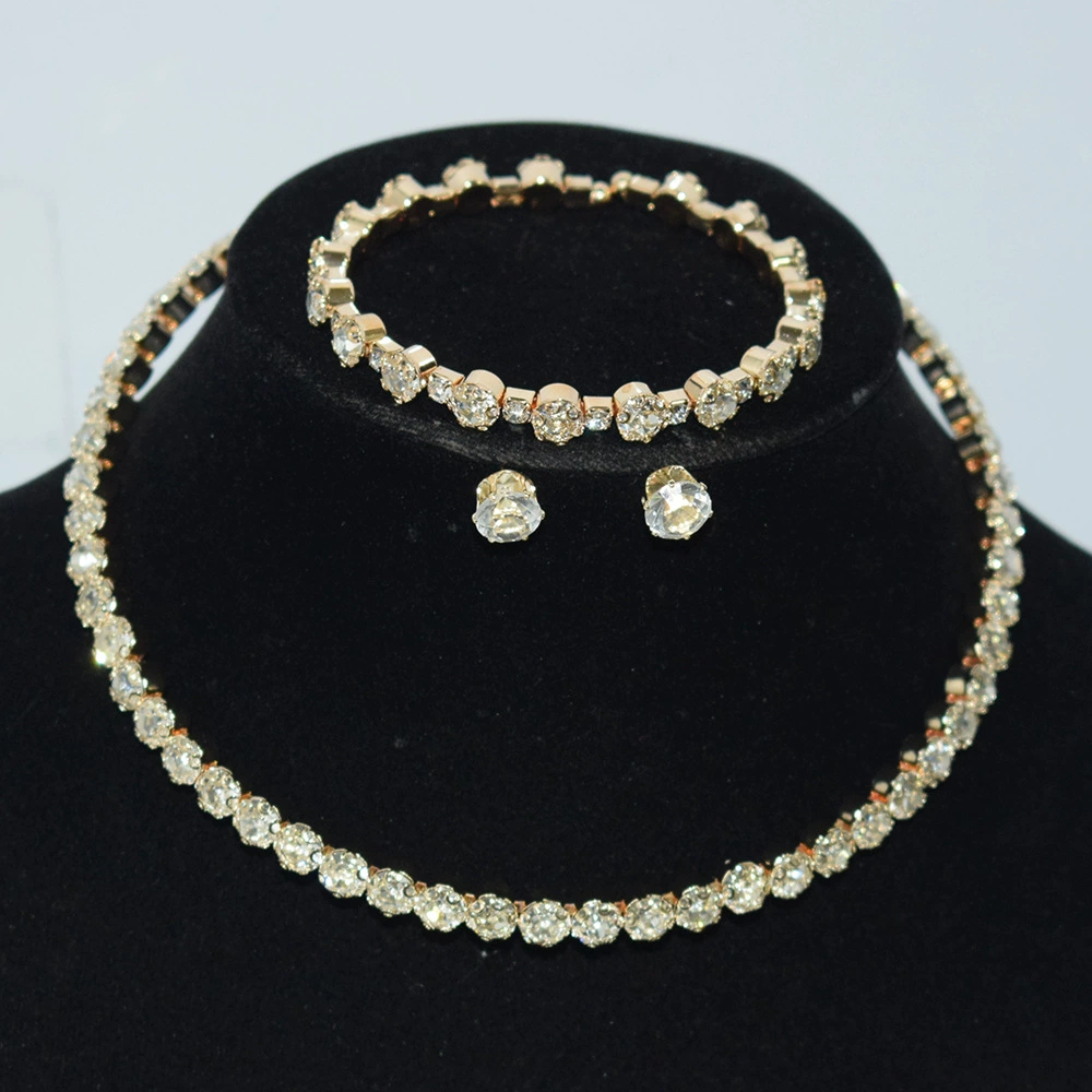 Accessory for bride, choker, bracelet, earrings, set, necklace, chain, gold and silver
