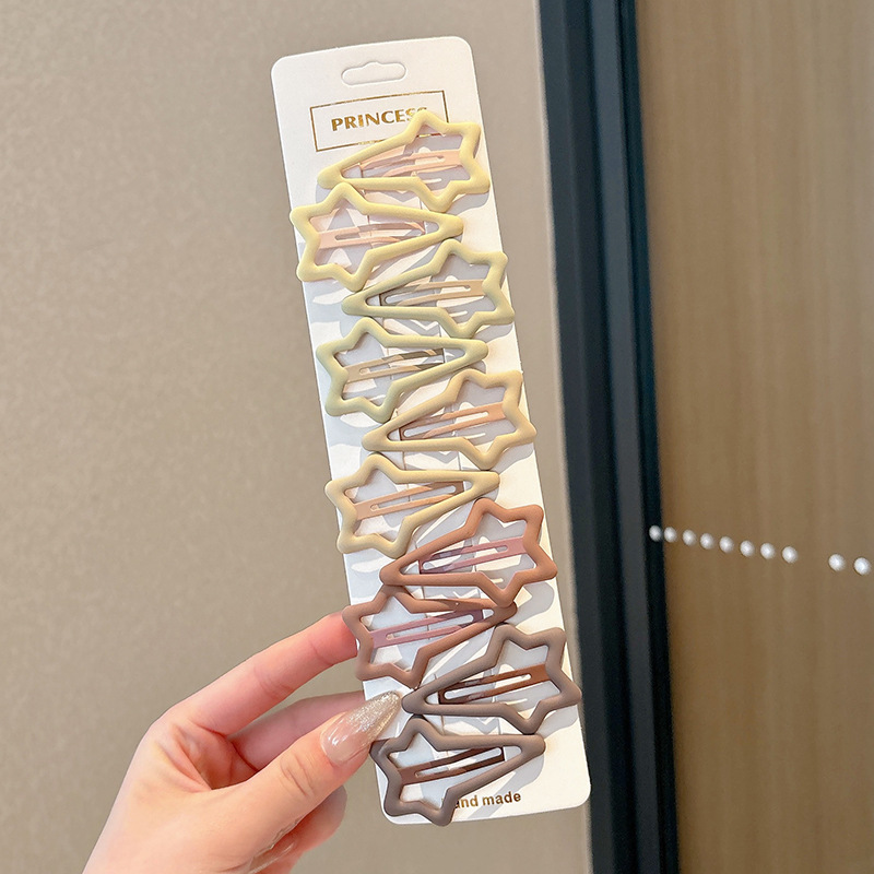 Broches para Cabello BB con Estrella de Cinco Puntas Aleación para Mujeres