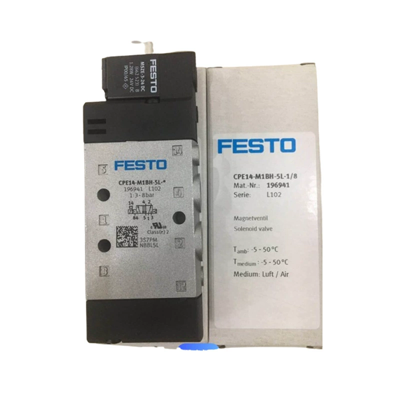 Festo электрически управляемый соленоидный valve двухпозиционный пятиходный единоустойчивый CPE14-M1BH-5L-1/8 Цена-высокая запас X20