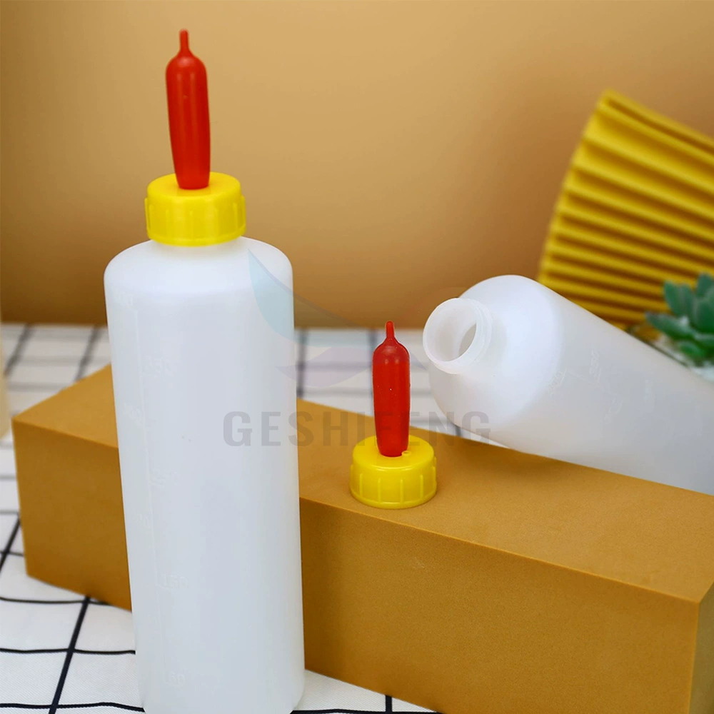 Бутылка из козьего молока 500 мл бутылка из овечьего молока с красным соском из козьего молока с пластиковой соской для овец оптом