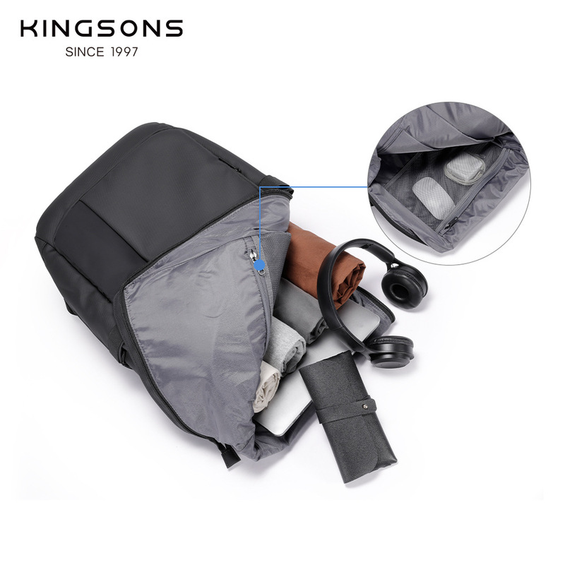 Jinshengs ビジネスバックパックラップトップ荷物ポケット超薄型バックパック毎日の通勤メンズバックパック|undefined