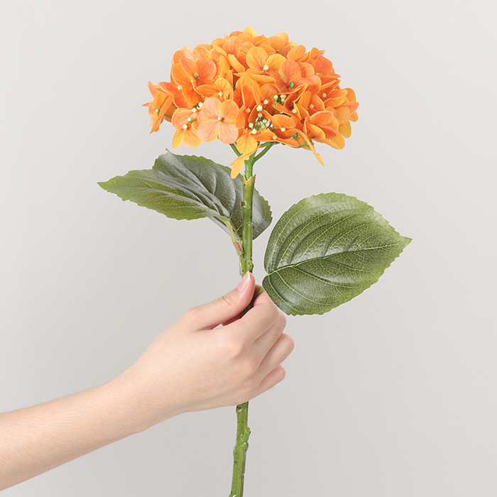 Hortensia simulada, flor simulada, sensación, ramo hidratante, evento de boda, accesorios de fotografía, decoración de ventana de sala de estar