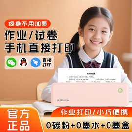 家用便携P8蓝牙小型试卷办公文件学生热敏A4作业打印机外贸