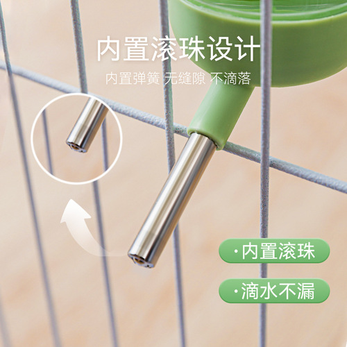 Hanging water fountain puppy water fountain automatic hanging kettle feeding water hanging cage cat pet water dispenser supplies