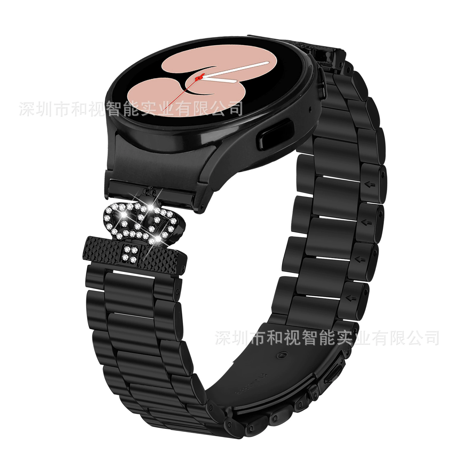 Ремешок из нержавеющей стали (Samsung) для Galaxy Watch 40/44 мм, корона, с опцией quick‑release