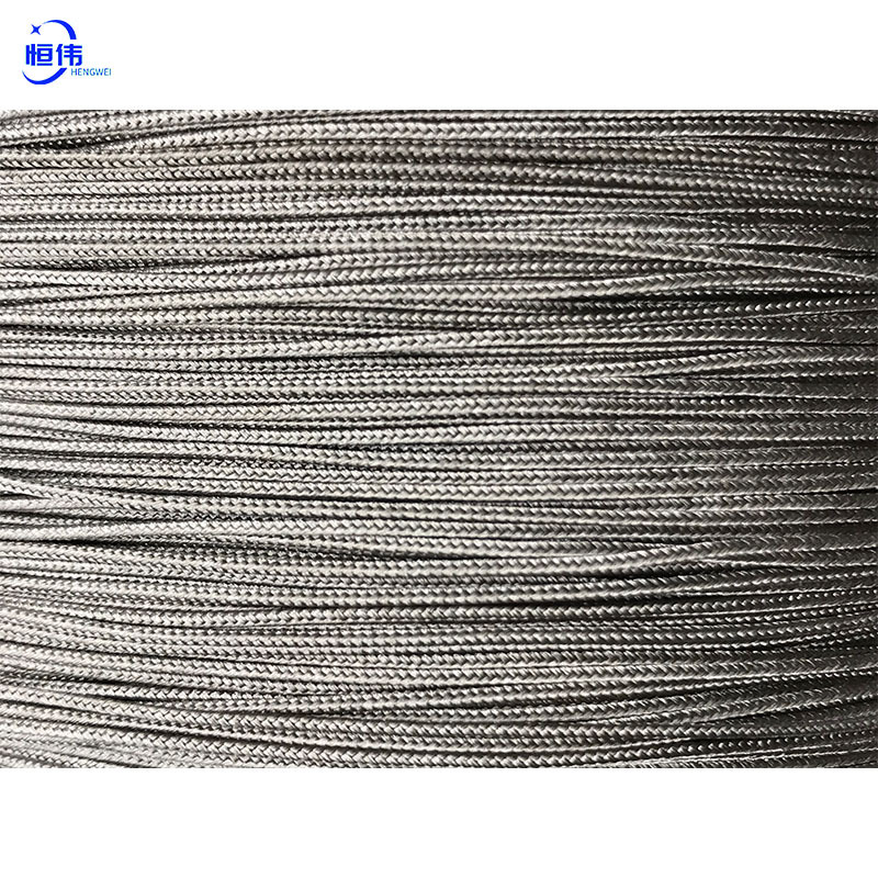 1mm镀银纤维导静电绳 金属银纤维绳印刷包装机器摩擦释放静电绳