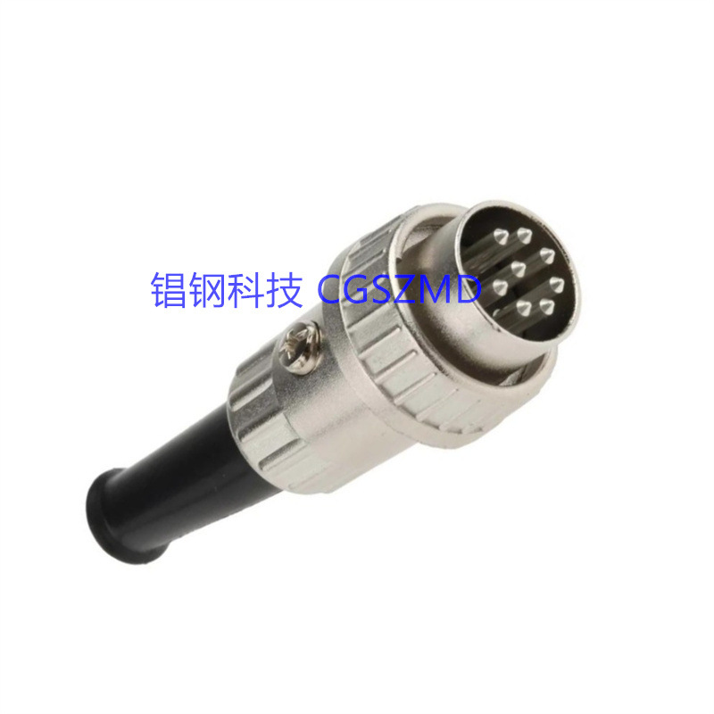 DIN��ͷ ĸ��6о M16-8������,DIN circular connector M16 plug