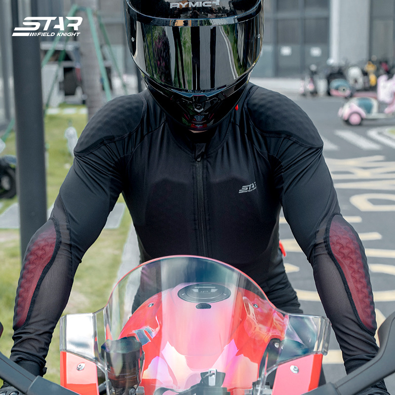 Starry Knight Armor Protective clothing motorcycle cycling clothing motorcycle anti-fall clothing summer breathable Men's protective gear CE night reflective