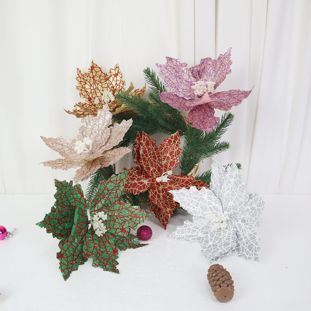 24cm Christmas decorative flower wedding arrangement Christmas…