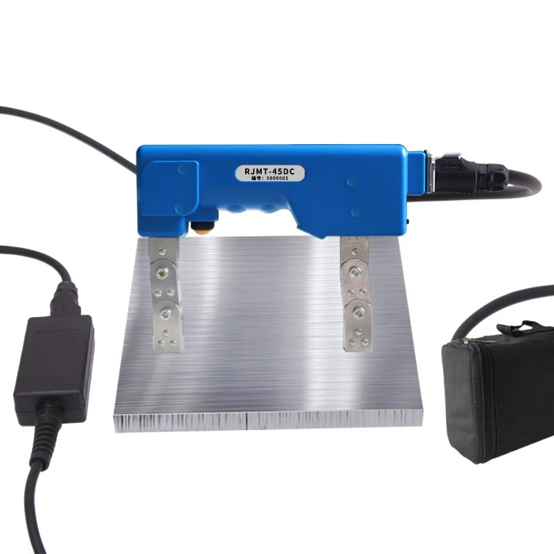 Магнитопорошковый дефектоскоп Guangtan GTMT-45 — это прибор двойного назначения (AC/DC) для обнаружения трещин на металлических поверхностях сварных швов с использованием магнитного кольца.