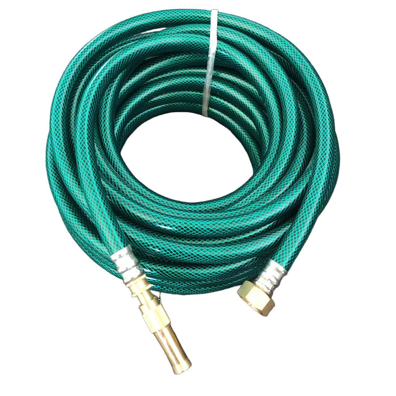 1/2寸12mm铜直喷水枪PVC花园水管配快接洗车水管套装花园软管