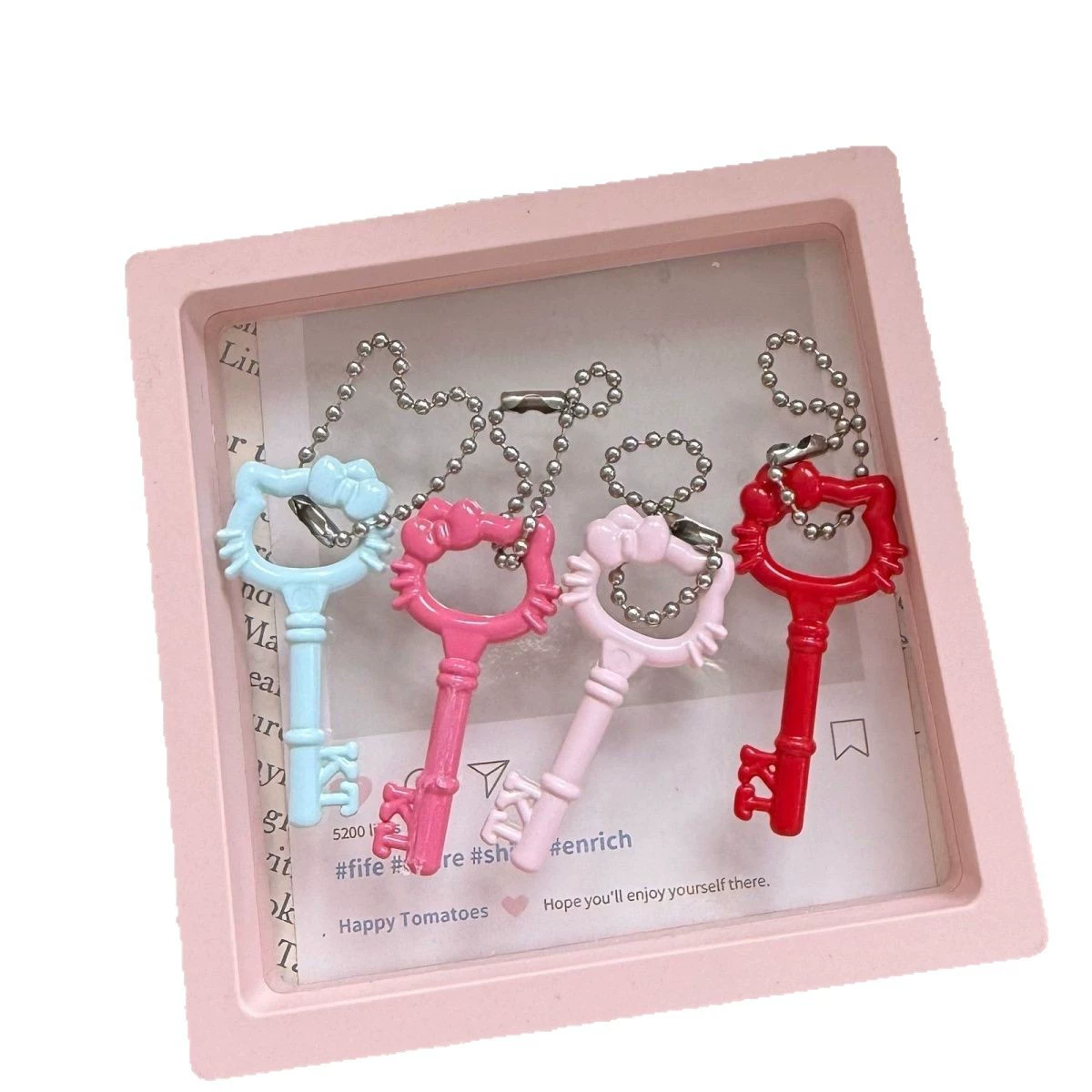 Cute Keychain Accessory, Universal Cat-Key Design, Backpack & Key Bag, Multi-Color