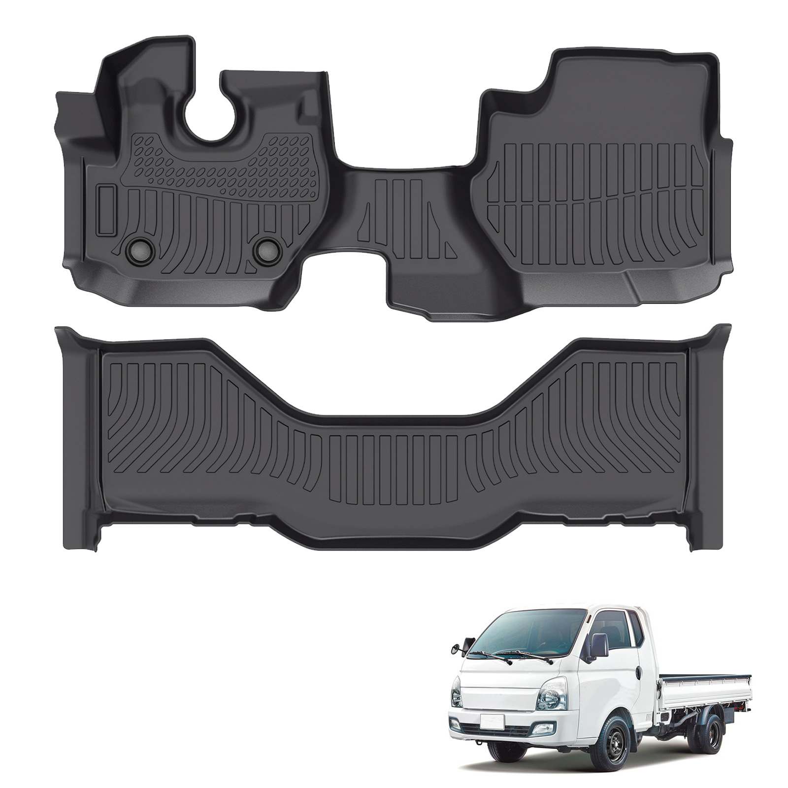 跨境适用于Hyundai H-100 & Porter II现代韩国全天候TPE汽车脚垫