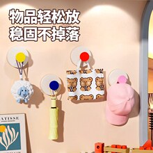 多巴胺吸盘挂钩粘钩强力承重无痕挂钩免打孔创意可爱大学生宿舍用