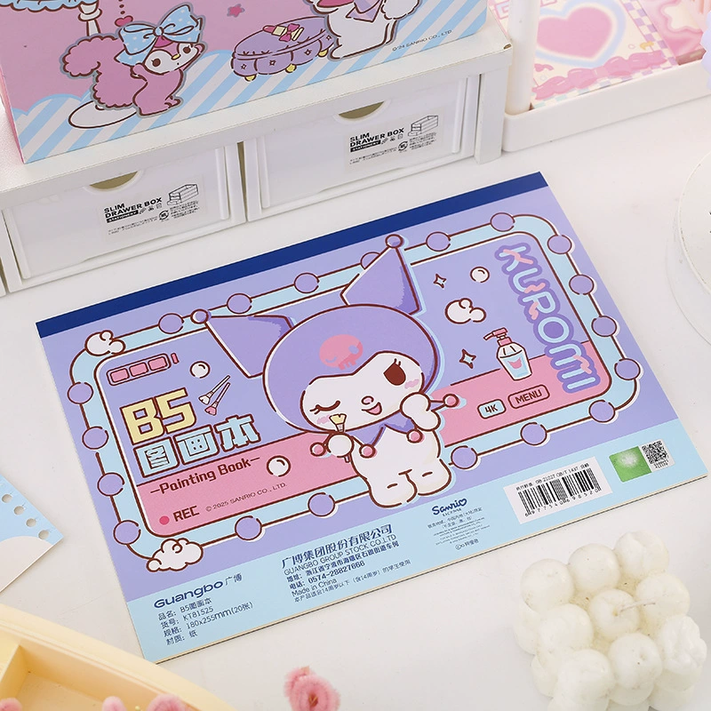 Детская книжка с картинками Sanrio для младших школьников, художественный маркер, увеличенная толщина