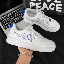 2022秋季新款小白鞋休闲百搭板鞋透气男鞋学生低帮运动鞋子