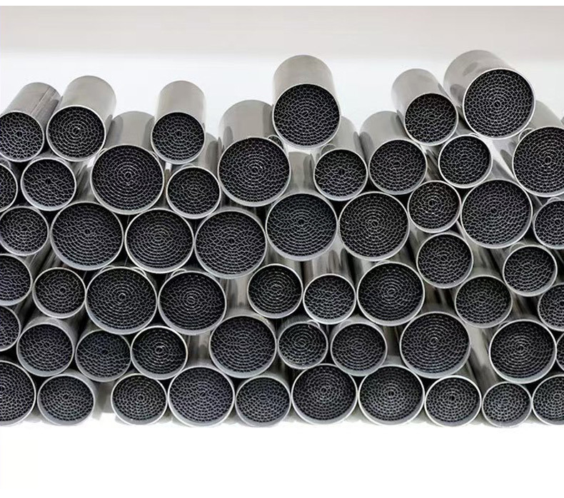 Exhaust Modified Metal Carrier Exhaust Purification Ceramic Core Metal Carrier Three-Way Catalytic Converter Metal Carrier