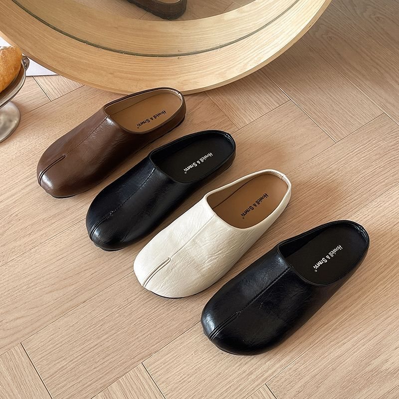 Retro Comfortable Closed-Toe Slip-On Women's Outdoor Shoes 2026 Spring New Korean Style Flat Loafers Slippers for Women Retro Comfortable Closed-Toe Slip-On Women's Outdoor Shoes 2026 Spring New Korean Style Flat Loafers Slippers for Women