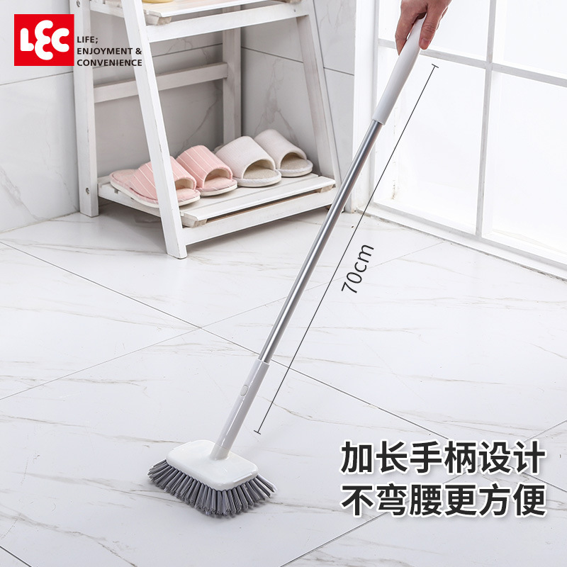 Japanese LEC toilet long handle cleaning brush bathroom floor brush no dead angle brush toilet shower floor brush