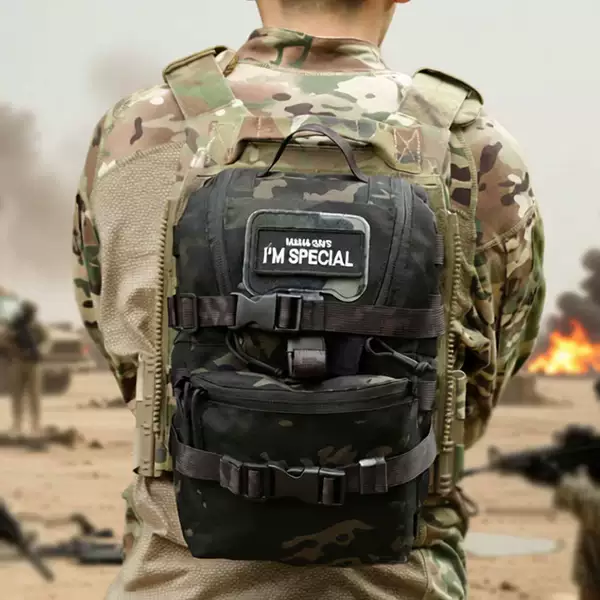 Outdoor Camouflage Hydration Backpack Multifunctional Tactical Expansion Bag Military Enthusiast Hydration Bag Hiking Molle Hydration Bag