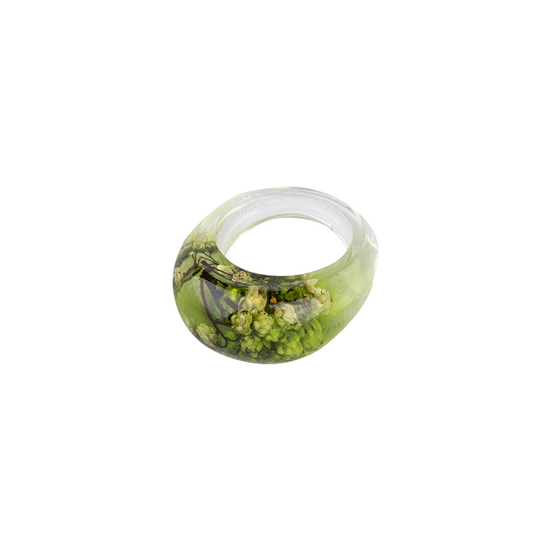 3g Weight No Inlaid Inlay Material Rings Classification Birthday Occasion Resin Material Geometric Pattern Women'S Gender Fashion Style Coffee, Red, Green, Yellow Color Fashion Geometric Resin No Inlaid Women'S Rings 9