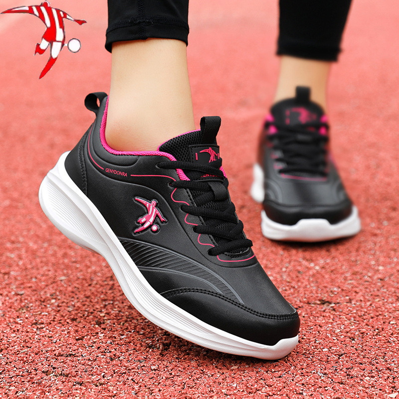 Johnny Danley women's athletic shoes, designed for students, feature a soft, comfortable fit, a leather upper, waterproof and slip-resistant soles, and are lightweight, making them ideal for running in the spring and autumn Johnny Danley women's athletic shoes, designed for students, feature a soft, comfortable fit, a leather upper, waterproof and slip-resistant soles, and are lightweight, making them ideal for running in the spring and autumn