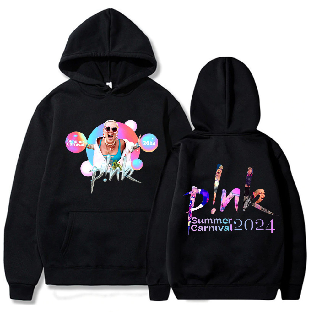 Pink Singer Tour 2024 Hoodies Men Fashion Rapper P! Nk SUMME