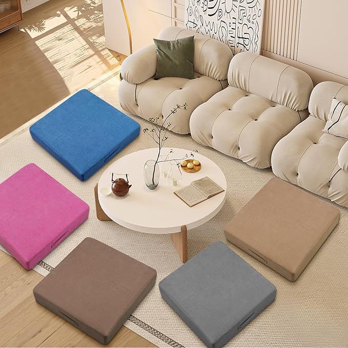 Amazon para adultos y niños Piso futón Meditación Yoga Picnic Al aire libre Cojín cuadrado gigante Explosión al por mayor