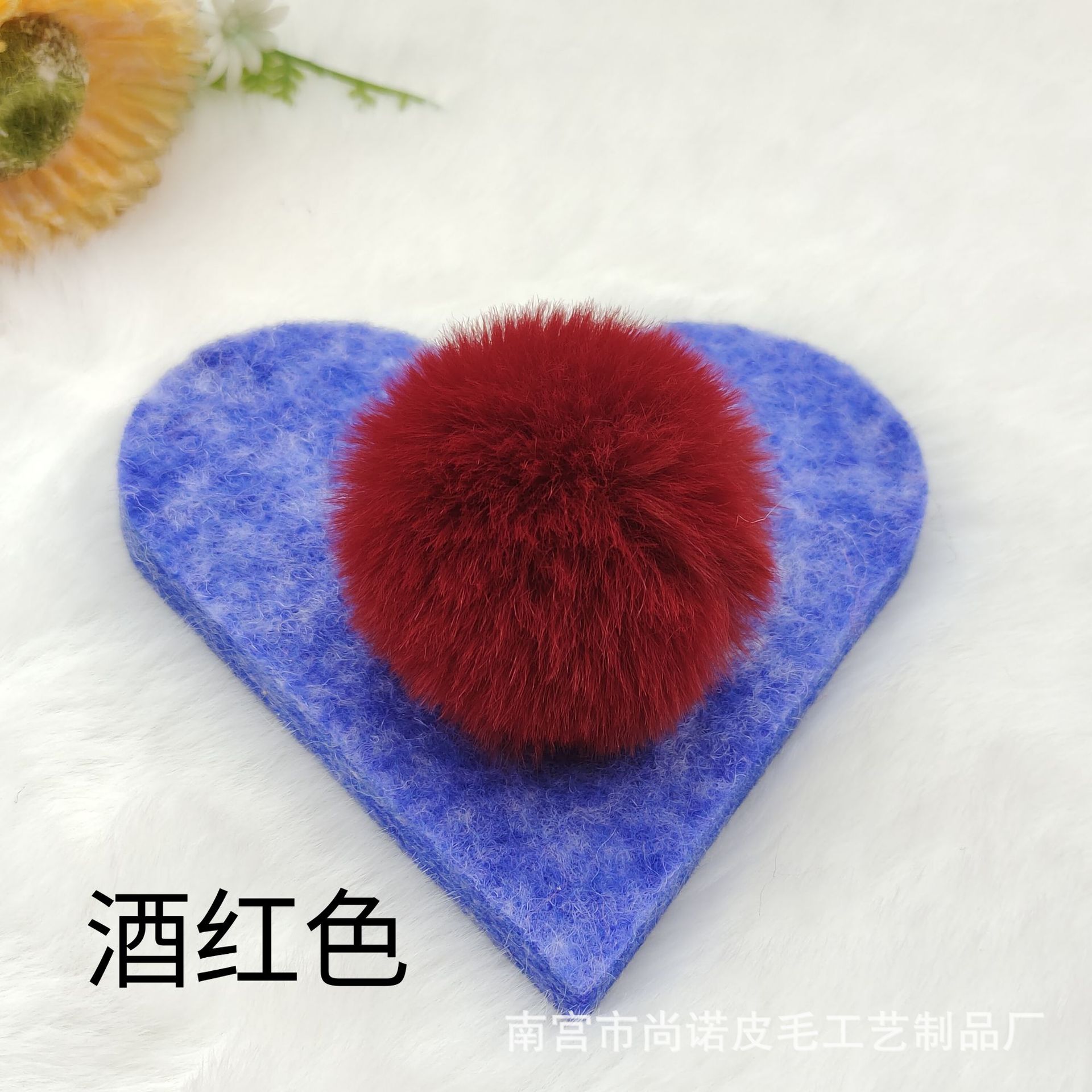 Imitación de conejo Rex Bola de piel corta Bola de piel falsa Rex bolsa de piel de conejo accesorios de juguete Bola de piel artificial