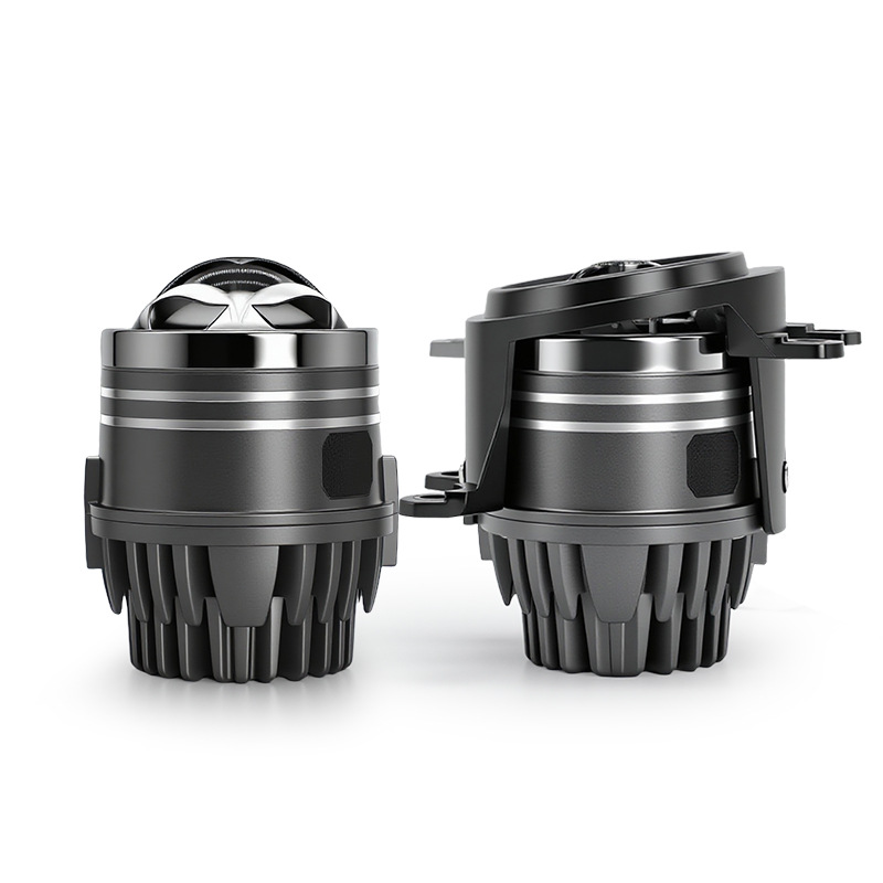 2 pulgadas automóviles LED doble luz de niebla directa doble lente 61W luz láser de alta potencia frente a prueba de agua image 6