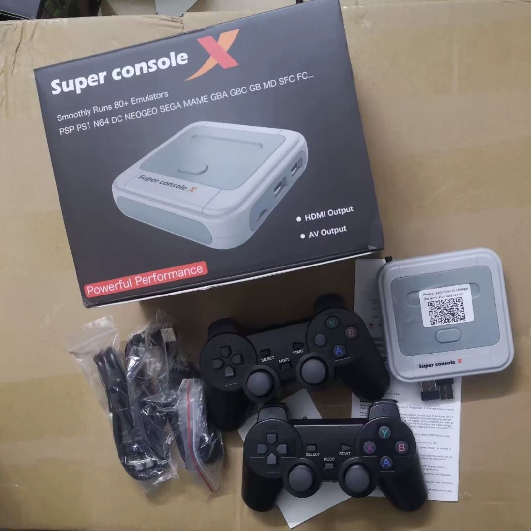 R8 Super Console X game machine box 4K HD 3D double nostalgic 50,000 game PS1 PSP