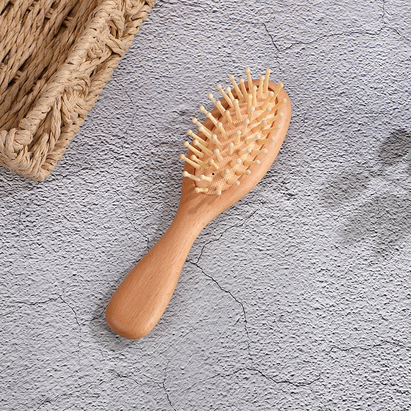 Peine Masajeador de Bambú con Cojín de Aire para Cuidado del Cabello image 31