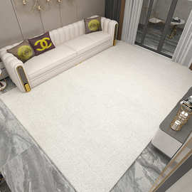 新西兰进口羊毛侘寂风极简轻奢客厅茶几地毯卧室地垫2023热卖新款