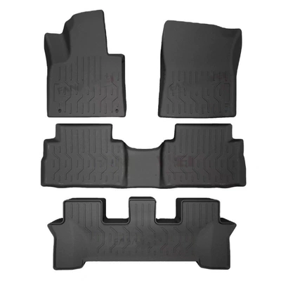 Floor Mats Tpe Rubber – Universal Foot Pad - left-hand-drive-lhd-2021-2025-sorento-fuel-version-7-seater-pure-oil-version-7-seater-tpe-foot-pads-4-pieces-in-total-full-tpe-special-car-dedicated