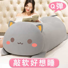 大号猫咪公仔毛绒玩具男生抱枕女生睡觉床上抱抱熊布娃娃玩道