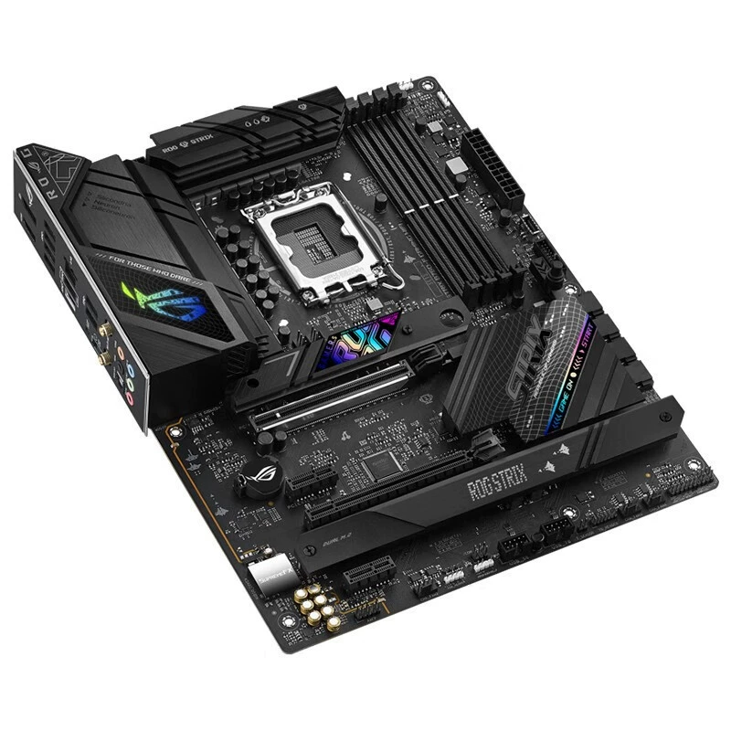 Совместимый комплект Intel ASUS ROG Strix B760-F GAMING WIFI поддерживает процессоры 13-го/12-го поколения