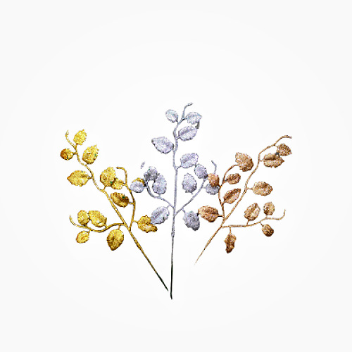 Sin franqueo transfronterizo nueva serie de polvo de oro de plástico imitación de decoraciones navideñas 12 hojas de polvo de oro