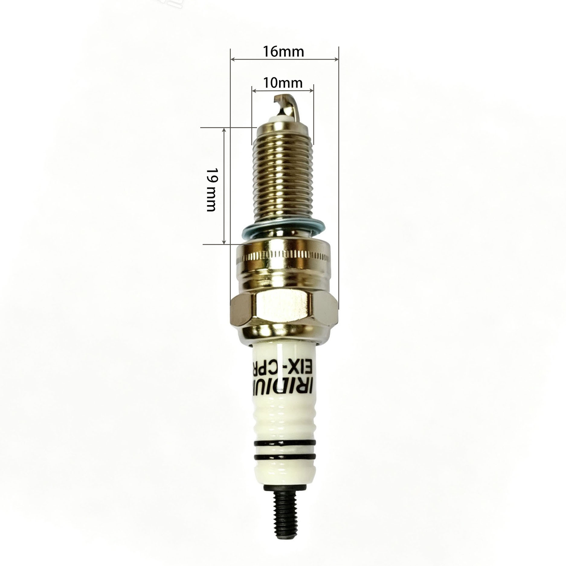 INT Iridium Motorcycle Spark Plug CPR8EAIX for Haojue 150 scooter, Loncin air-cooled, SYM cross-border