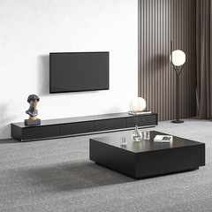 意式北歐現代簡約電視櫃茶几組合套裝小戶型客廳家具視廳櫃壁櫃