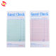Thickened 125g foreign point menu guest check English point menu double-sided printing point menu
