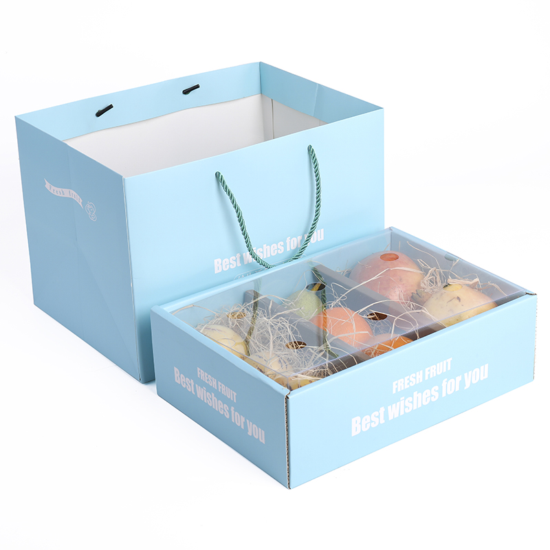 Caja de regalo de fruta Caja vacía de fruta Caja de embalaje de fruta 5 kg 10 kg Caja de regalo de naranja Manzana Car Ccm Caja